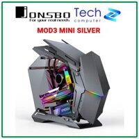 Vỏ case Jonsbo Mod3 mini SILVER (Mid Tower | Màu Bạc)