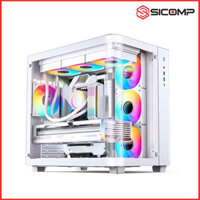 VỎ CASE JONSBO TK-3 WHITE (ATX/MID TOWER/MÀU TRẮNG/KÍNH CONG)