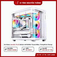 Vỏ Case Jonsbo Tk-3 White (ATX/Mid Tower/Màu Trắng/Kính Cong)