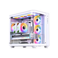 VỎ CASE JONSBO TK-3 WHITE (ATX/MID TOWER/MÀU ĐEN/KÍNH CONG)