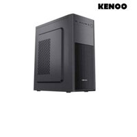 Vỏ case Kenoo 2816 - Màu đen, ATX, 25,1L (L350 x W175 x H410mm), 2*USB 2.0, Audio, 1*ODD, 1*HDD, 2*SSD, Option Fan 8cm (mặt sau)