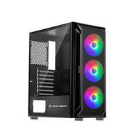 Vỏ Case KENOO ESPORT AF302 – 3F – Màu Đen (ATX/ 3 Fan RGB)