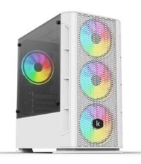 Vỏ case KENOO ESPORT G362 – Màu Trắng – (Size M-ATX)