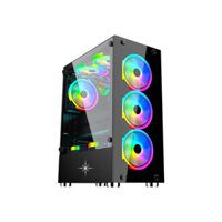 Vỏ Case KENOO ESPORT K300 (ATX, Micro ATX, Mini-ITX/ Black)