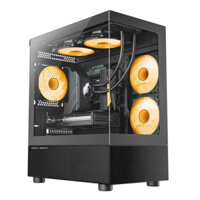 Vỏ Case KENOO ESPORT MK200 Black ( Matx, Màu Đen) - Case Bể Cá