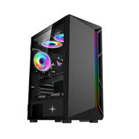 Vỏ case Kenoo Esport S600 - Black (Mid Tower / Màu Đen )