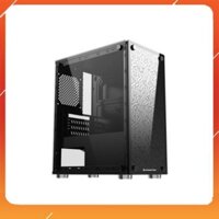 Vỏ Case Led Giá Rẻ Xigmatek NYX (Micro- ATX), 2 mặt kính cường lực, trong suốt chưa bao gồm fan led.