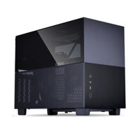 Vỏ Case LIAN LI Q58 Black (Mini Tower/Màu Đen) Tặng kèm Riser PCIE 4.0