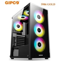 Vỏ Case Máy Tính GIPCO 5986 GOLD - SIZE E-ATX lắp main 2 chip