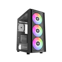 Vỏ Case Máy Tính - KENOO ESPORT EM700 - EATX, Màu Đen, 3 Fan RGB - Bảo Hành 12 Tháng NEW