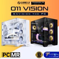 Vỏ case máy tính Lian Li O11 VISION Black / White / Chrome - Case gương paranoma trong suốt - Chính hãng