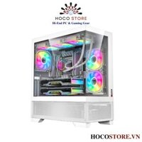 Vỏ Case Máy Tính Magic Mix-Full Tower - Màu Trắng (Kính Vô Cực) | Hoco Store PC