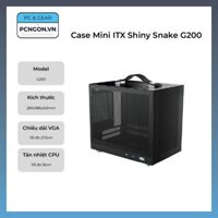 Vỏ case máy tính Mini ITX Shiny Snake G200 – Đen