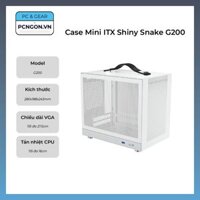 Vỏ case máy tính Mini ITX Shiny Snake G200 – Trắng