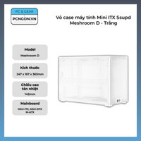 Vỏ case máy tính Mini ITX Ssupd Meshroom D – Trắng