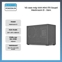 Vỏ case máy tính Mini ITX Ssupd Meshroom D – Xám