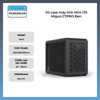 Vỏ case máy tính Mini ITX Miguo C7PRO Đen
