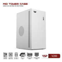 Vỏ Case  Máy Tính VSP V200 - Trắng