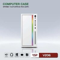 Vỏ Case Máy Tính VSP V206 - Trắng