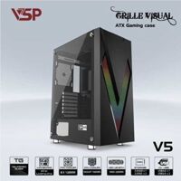 Vỏ Case máy tính VSP V5 - Đen (Chuẩn ATX)