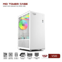 Vỏ Case máy tính VSP V500 - Trắng