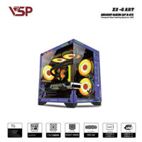 Vỏ Case máy tính VSP X2 - G.ART Đen
