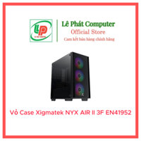 Vỏ Case máy tính Xigmatek NYX AIR II 3F (EN41952) - Mid Tower - Kèm 3 Fan Led - Màu đen
