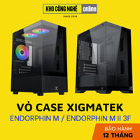 Vỏ Case Máy Tính XIGMATEK Endorphin M II 3F / Endorphin M GAMING M-ATX (Hàng Chính Hãng)