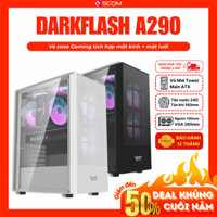 Vỏ case Mid Tower ATX Darkflash A290 - Vỏ case PC Gaming mặt kính mặt lưới đen / trắng