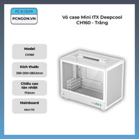 Vỏ case Mini ITX Deepcool CH160 – Trắng