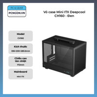 Vỏ case Mini ITX Deepcool CH160 – Đen