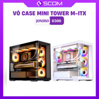 Vỏ case Mini Tower M-ATX Jonsbo D300 - Vỏ case máy tính bể cá chính hãng