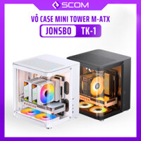 Vỏ case Mini Tower M-ATX Jonsbo TK-1 - Vỏ case máy tính mặt kính chính hãng