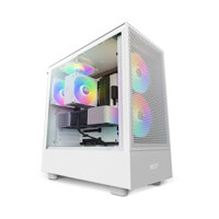 Vỏ case NZXT H5 FLOW RGB ALL WHITE (MID TOWER/MÀU TRẮNG)