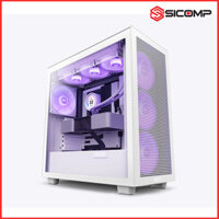 VỎ CASE NZXT H7 FLOW RGB ALL WHITE (2023) (MID TOWER | MÀU TRẮNG)