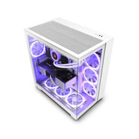 Vỏ Case NZXT H9 Flow All White KÈM THEO 4 Fan F120 Quiet Series 120mm KHÔNG LED