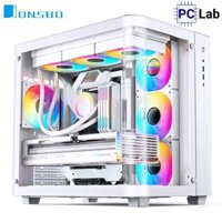 Vỏ case PC máy tính Jonsbo TK-3 White (ATX, Mid Tower, Trắng)