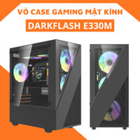 Vỏ case pc mini tower M-ATX Darkflash E330M mặt kính chính hãng giá rẻ