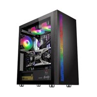 Vỏ Case SAMA 3703 (Mid Tower/Màu Đen/Led RGB)