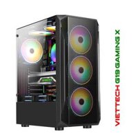 Vỏ Case Viettech G19 Gaming X, 3 Fan LED-Đen