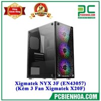 ✲Vỏ case XIGMATEK NYX 3F (EN43057)-KÈM 03 FAN X9