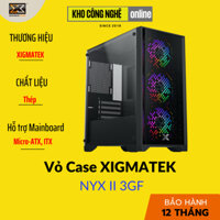 Vỏ Case XIGMATEK NYX II 3GF - GAMING M-ATX, Kèm 03 FAN XIGMATEK G20F (Hàng Chính Hãng)
