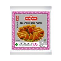 Vỏ Chả Giò Bía Spring Home Thơm Giòn Số 1 - Loại 20cm/340gr/25 Lá/Bánh Tráng Cuốn - Nhập Khẩu Singapore