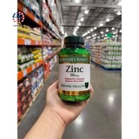 Vỏ chai Zinc 50mg Nature Bounty 400v