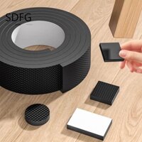 Vỏ chân ghế SDFG, Băng bọc chân ghế DIY tự dính, Miếng đệm chân nạng Chống trượt 6CMx6M Dày đi bộ Thảm cà phê