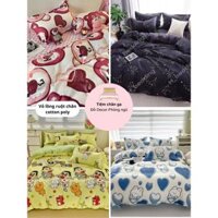 Vỏ chăn lồng ruột cotton poly ,mền cotton poly kích thước 1m9x2m1 , vỏ chăn mỏng có khóa kéo đa dạng mẫu mã lựa chọn