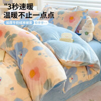 Vỏ Chăn nhung sữa hai mặt, Vỏ Chăn nhung mùa đông một chiếc, vỏ chăn nhung san hô, vỏ chăn flannel