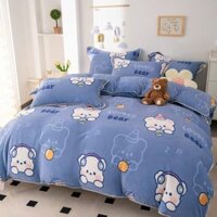 Vỏ Chăn Nỉ Nhung Có Khóa Kéo Để Lồng Thêm Ruột Chất Đẹp Dày Dặn Kichd Thước 2m×2m3 Nặng 1,8kg