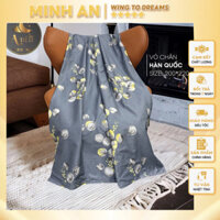 Vỏ chăn vải có khóa kéo lồng được ruột, chất liệu cotton HÀN QUỐC 2m*2m2 MINH AN GA GỐI ĐỆM THẢM