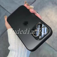 Vỏ Chất Lượng Cao Sang Trọng Chính Hãng AG Frosted Glass Phone Case Cho iPhone 11 12 13 14 15 16 Pro Max 16 Plus Ốp điện thoại Cứng Camera Kính Bảo Vệ Ống Kính Mặt Sau Chống Sốc